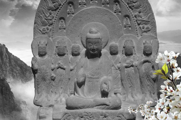 Buddhist voice of Sichuan - Wanfo Temple Buddhist Stone Stat
